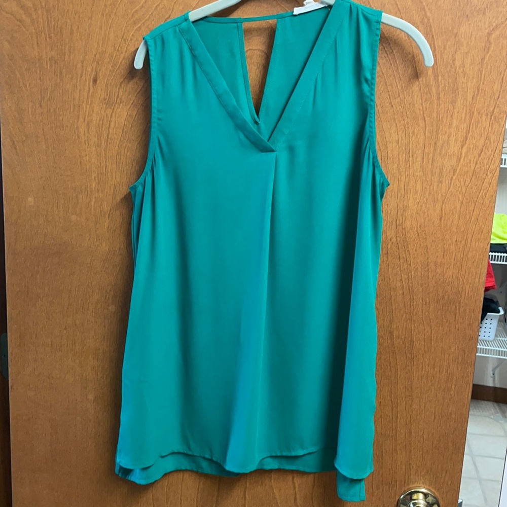 Green dress tank top- size M